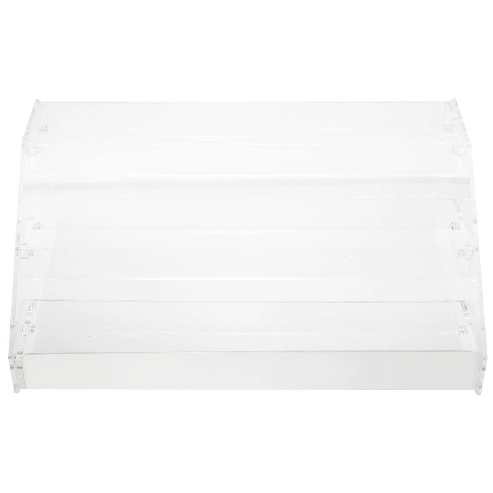 Acrylic Display Rack for Storage Transparent Multi-tiered Candy Holder Sturdy Supermarket Retail