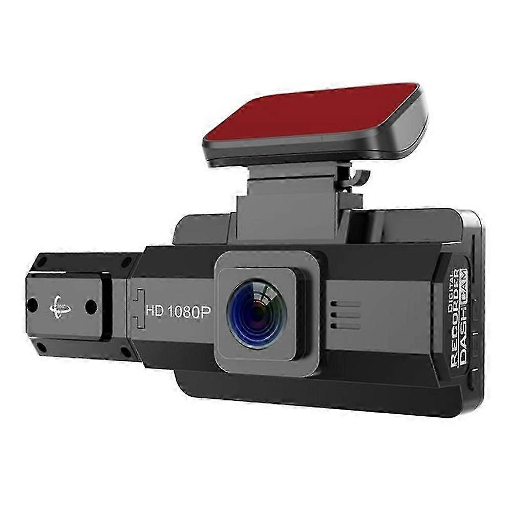 Car dash cam with front rear 1080P HD recording and night vision