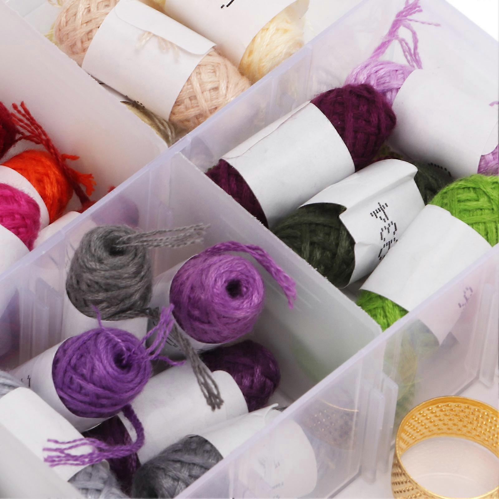 Sewing Set Lightweight Compact Design Multicolor DIY Household Needle Thread Embroidery Sewing Kit