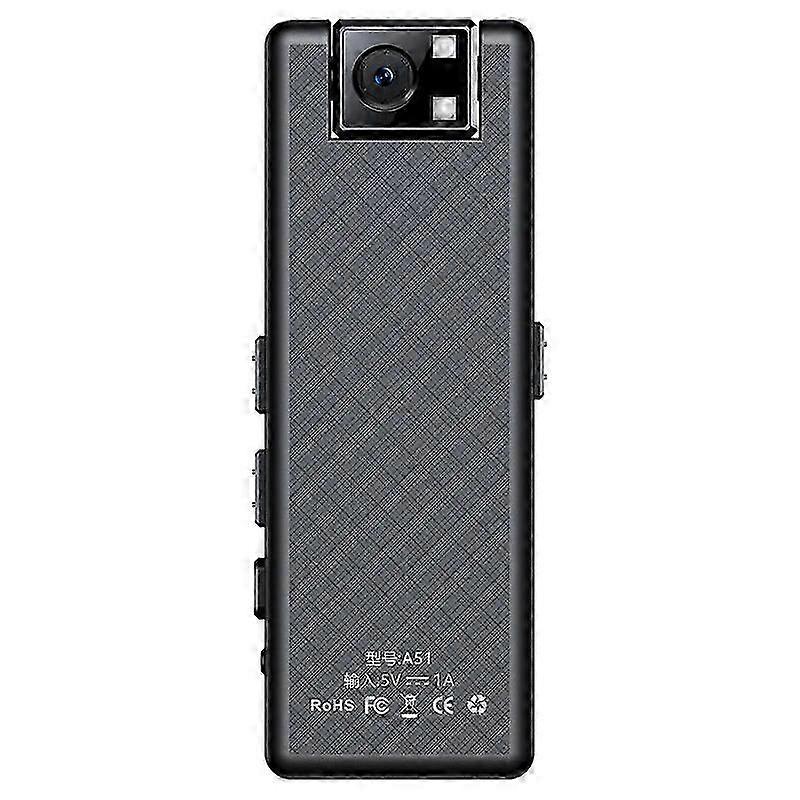 Mini Body Loop Recording Action Camera with Back Clip - Night Vision Pocket Cam for Video Recording During Hiking & Riding