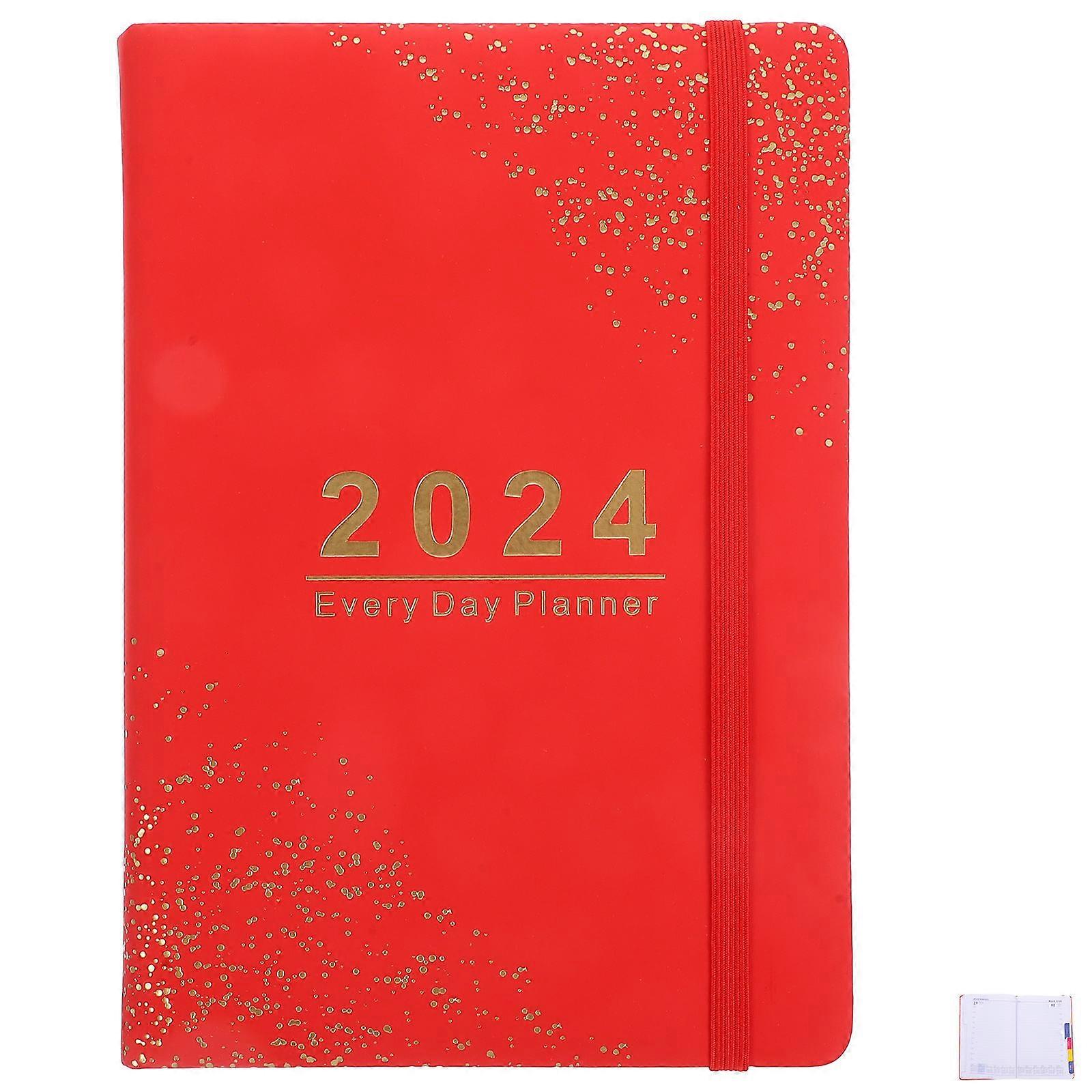 Appointment Plan Pad Schedule Notepad Rectangular Simple Design For Students Personal Use 8.3×5.7×0.8in Scheduling 1Set