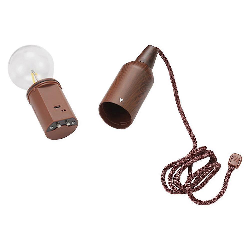 Durable Outdoor Camping Tent Lamp with Pull Design, Portable Handheld Ceiling Light for Hiking, Parties, and Decorations, Built in Battery