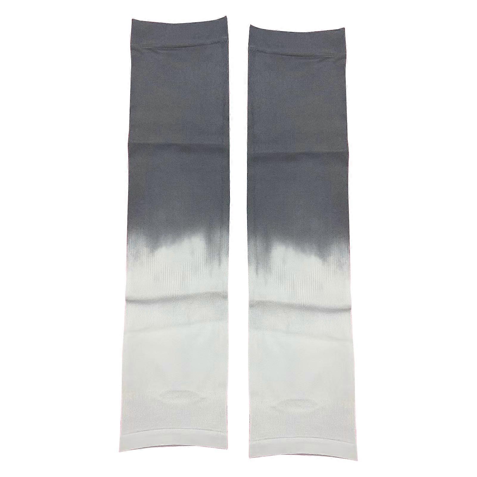 Summer Gradient Color Ice Silk Sleeve Long Lifespan Sleeves for Outdoor Cycling