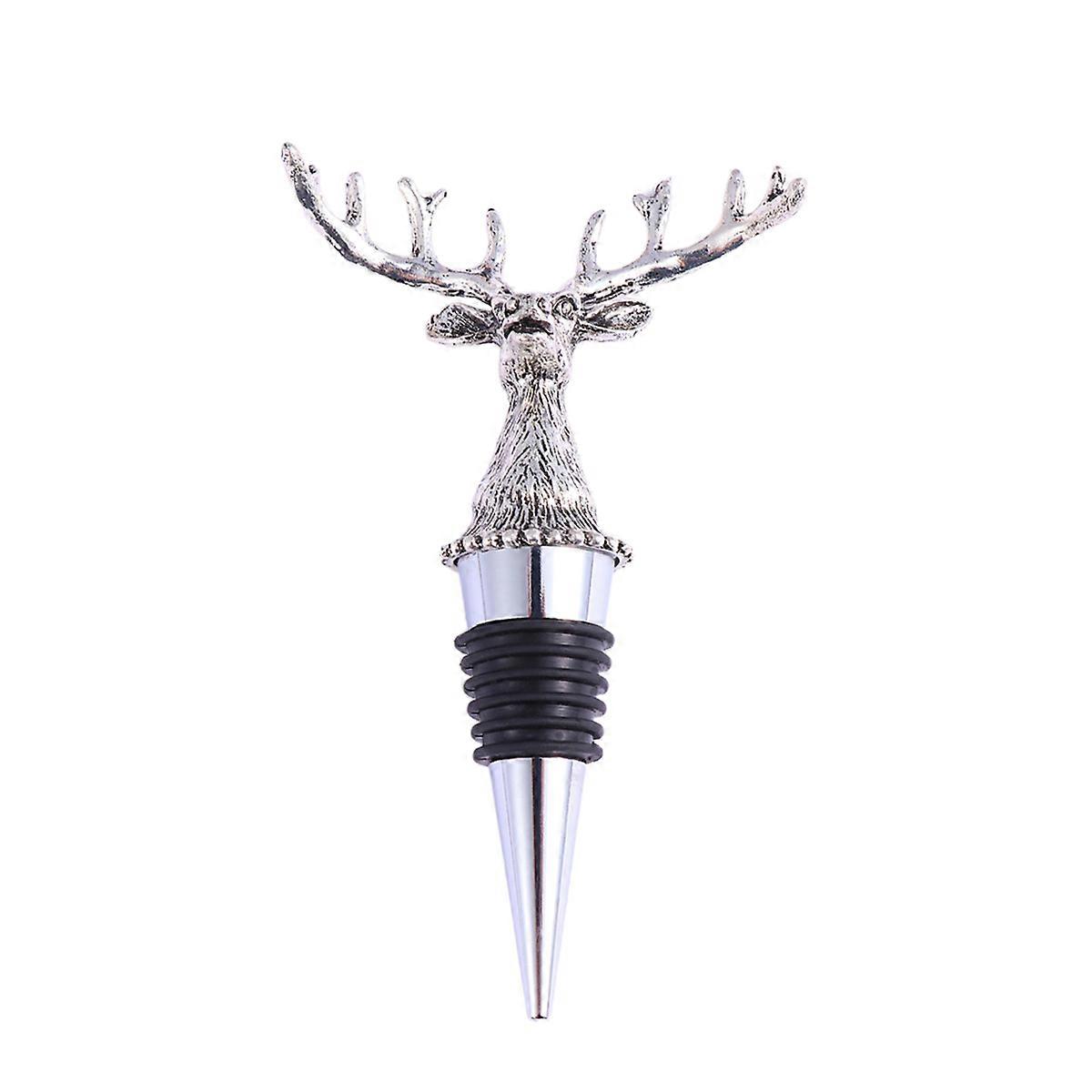 Silver Zinc Alloy with Elk Head Design for Use Creative Beverage