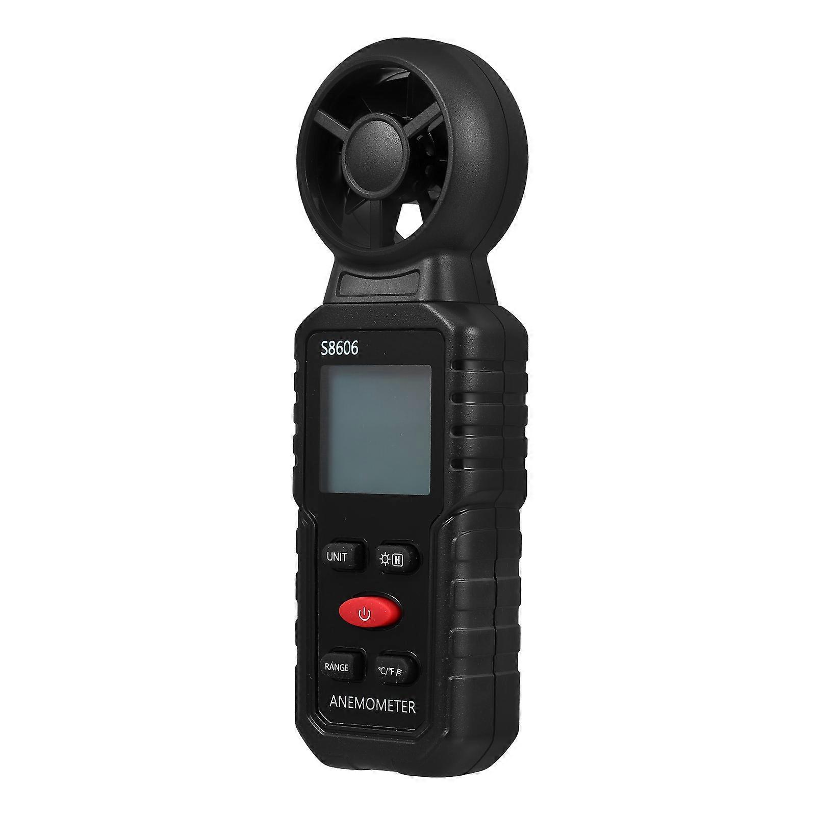 Handheld Indicator Digital Anemometer Outdoor Wind Tool 16.00X5.00X2.50cm Temperature Measurement 1Pcs