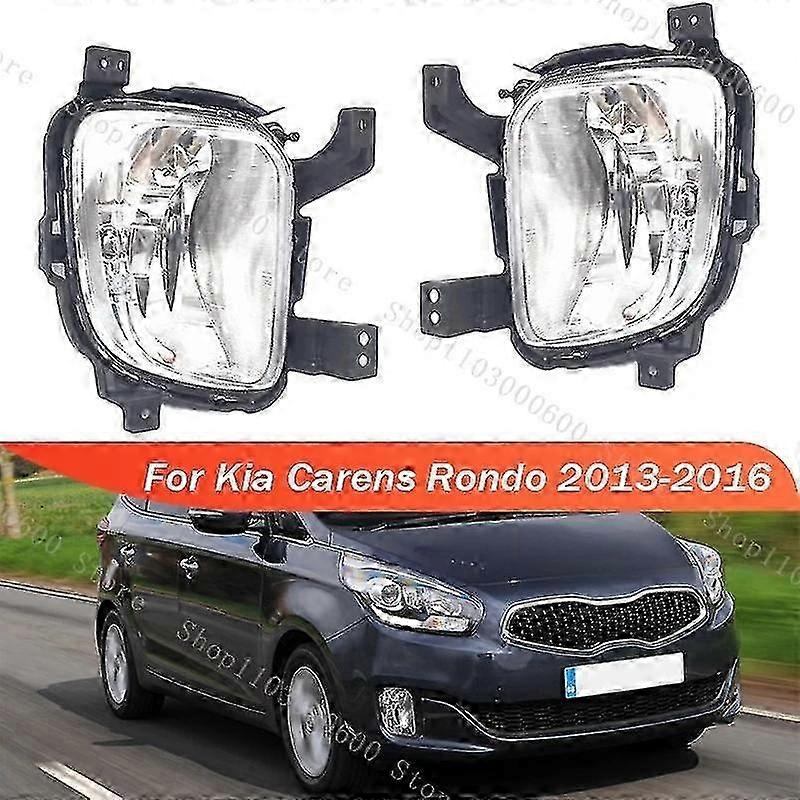 Fog Light Lamp Assembly for Kia Carens Rondo 2013-2016 - Front Bumper Foglamp Replacement with High Visibility & Durability