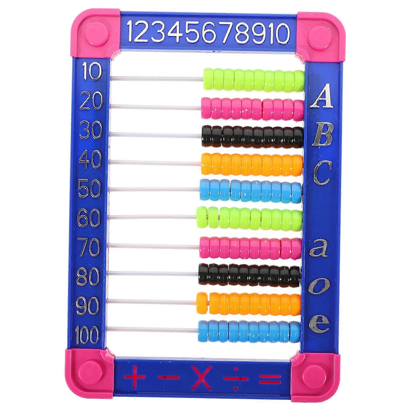 1 piece of educational counting toy with glowing colors for learning math and arithmetic, promotes children's education and number comprehension.