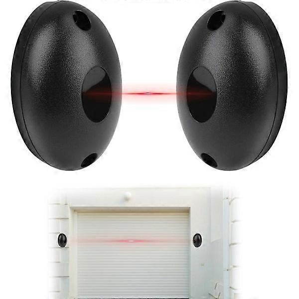 1 pair universal gate photocell, 12/24V AC/DC infrared photocell, safety infrared sensors for automatic gates and garage, compatible with various acc