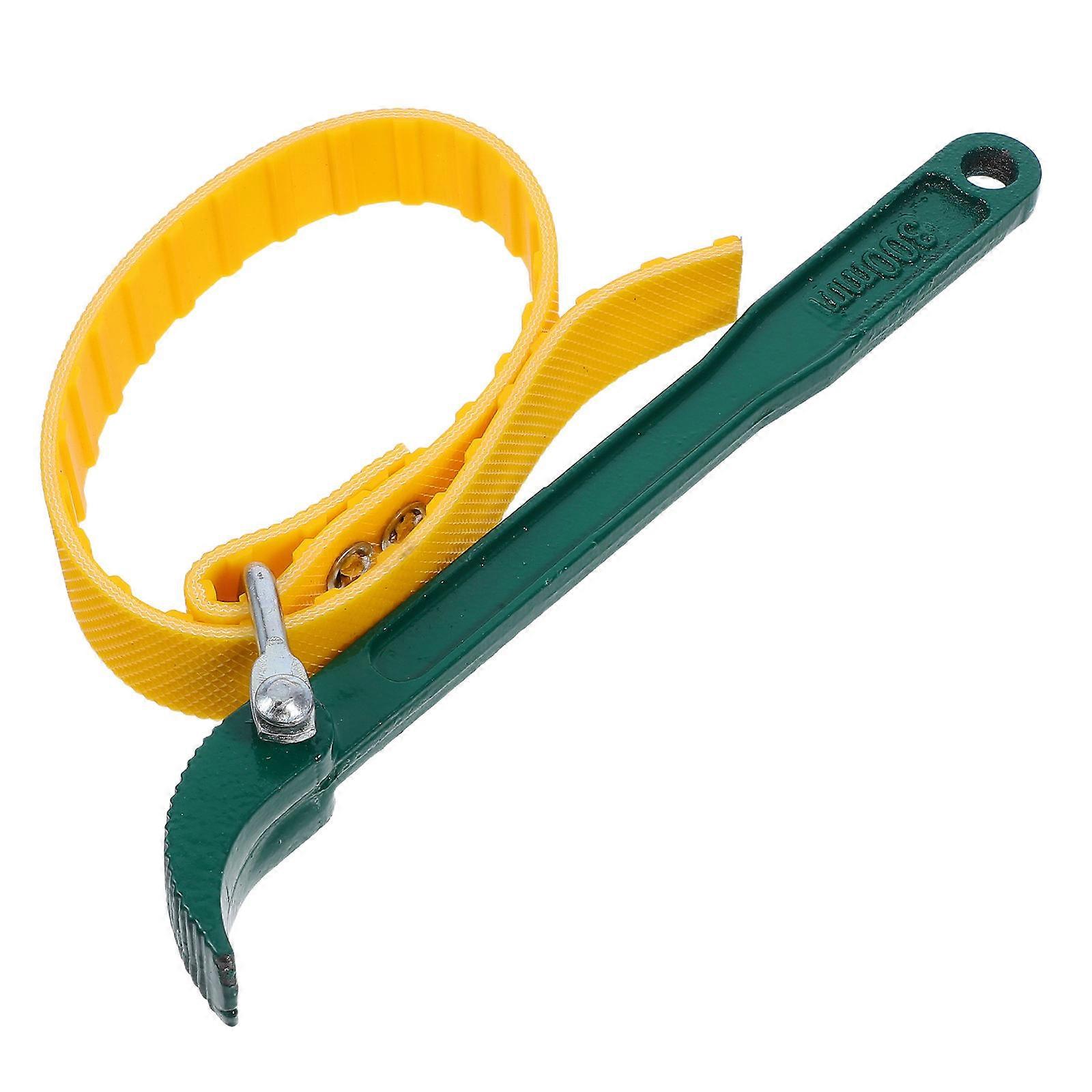 Oil Filter Wrench Adjustable Strap Universal Spanner Design For Automotive Maintenance 26.50X7.00X2.50CM High Torque Capacity 1Pcs
