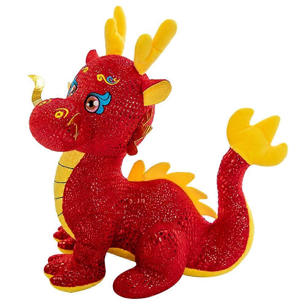 Stuffed Dragon Plush Doll for Home Use with Lovely Appearance Red Toy