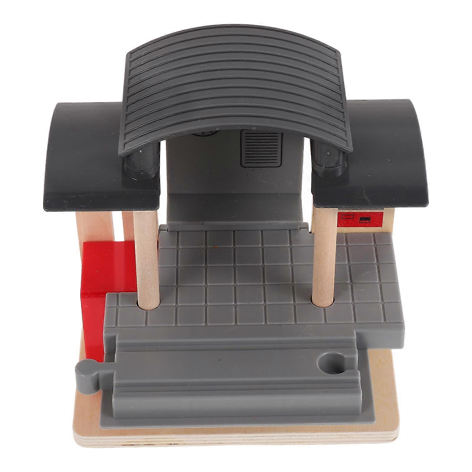 It looks like your query is cut off, but craft a more complete and effective product description or title for **wooden train station electric train