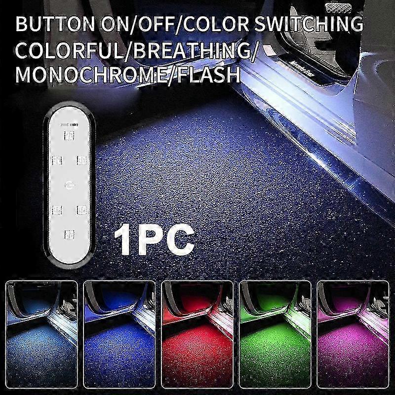 2025 Car Door Lights LED Welcome Light Magnetic Control USB Charging Auto Open Door Safe Anti-collision Emergency Signal Lamp