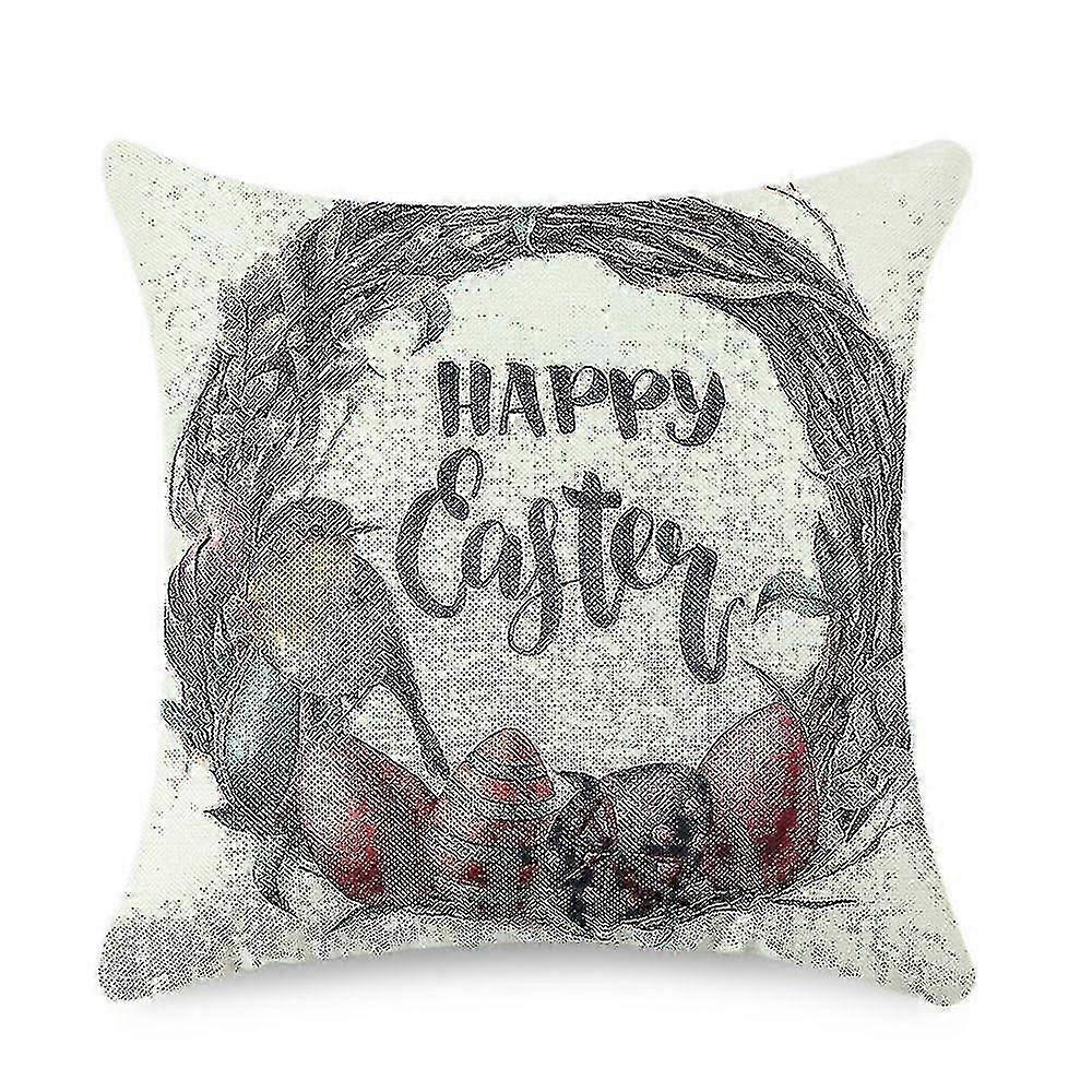 Home Decor Spring Pillow Covers Couch Sofa Easter Pillowcase Throw Pillow Covers
