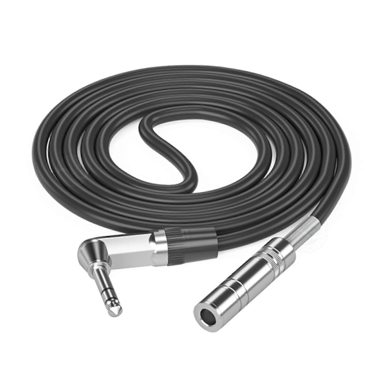 Professional 6.35mm Stereo Audio Extension Cable for Mixers, Microphones, Guitars in Multiple Lengths and Durable Design
