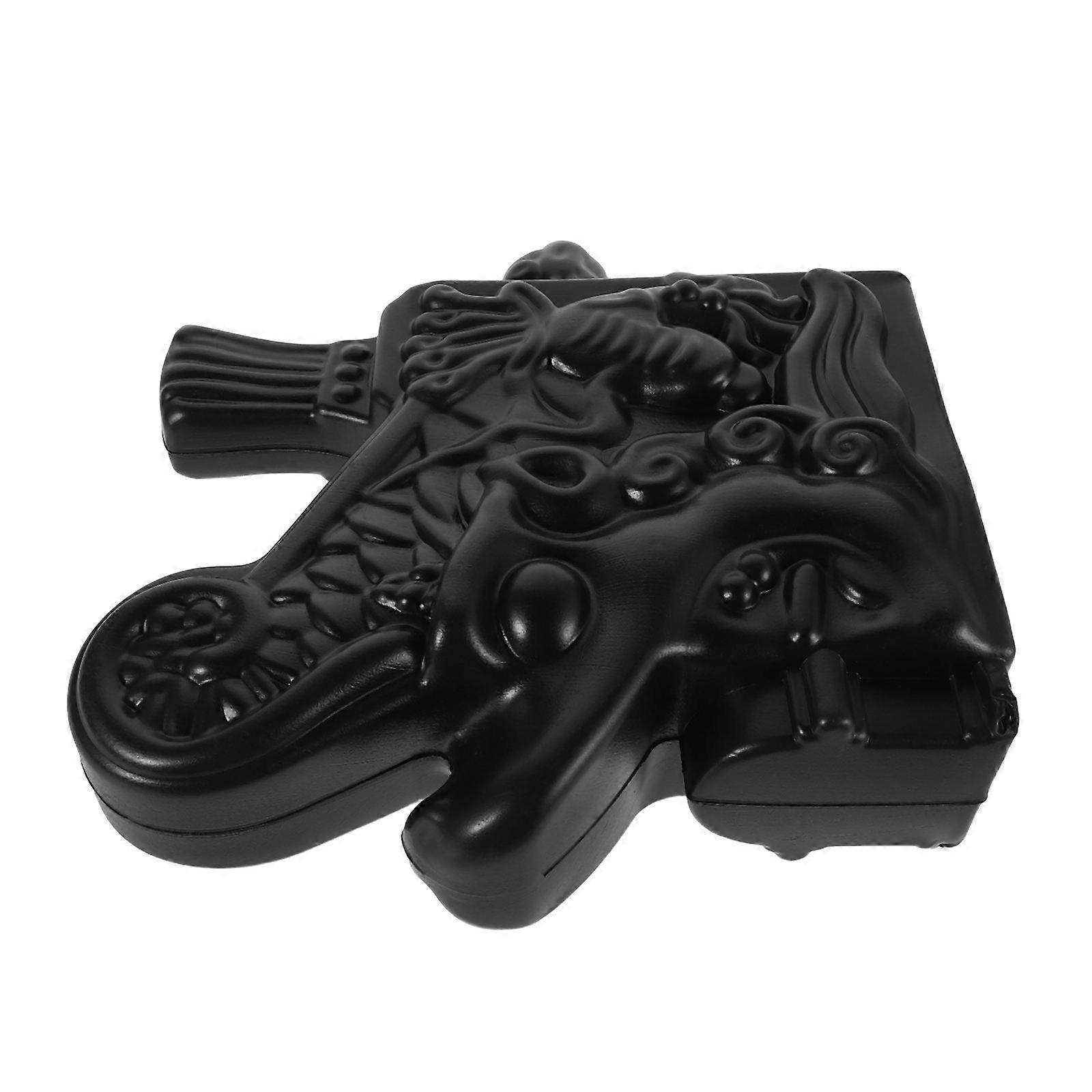 Decorative Building Volute Roof Embellishments For Traditional Roofing Black Lightweight 1Pcs