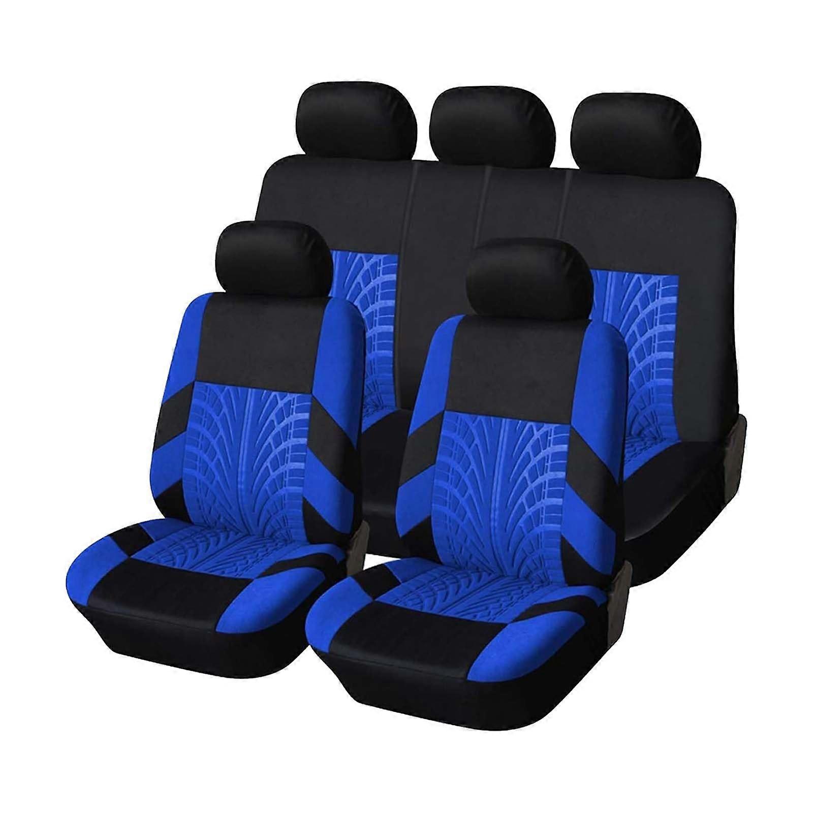 Auto Seat Covers for Peugeot 3008 II SUV 2016-2023, Front and Rear Protectors, Comfortable, Anti-Scratch, Easy to Clean, Dark Blue