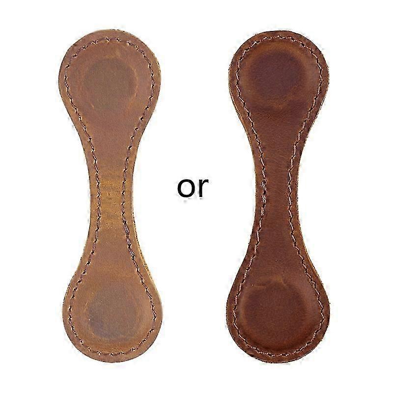 ヴィンテージレザー磁気ブックマーククリップ - 読者やギフトを贈る人に最適