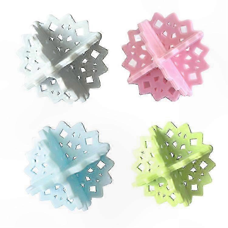 Lint and Hair Catching Washing Balls, Set of 4, Multicolor