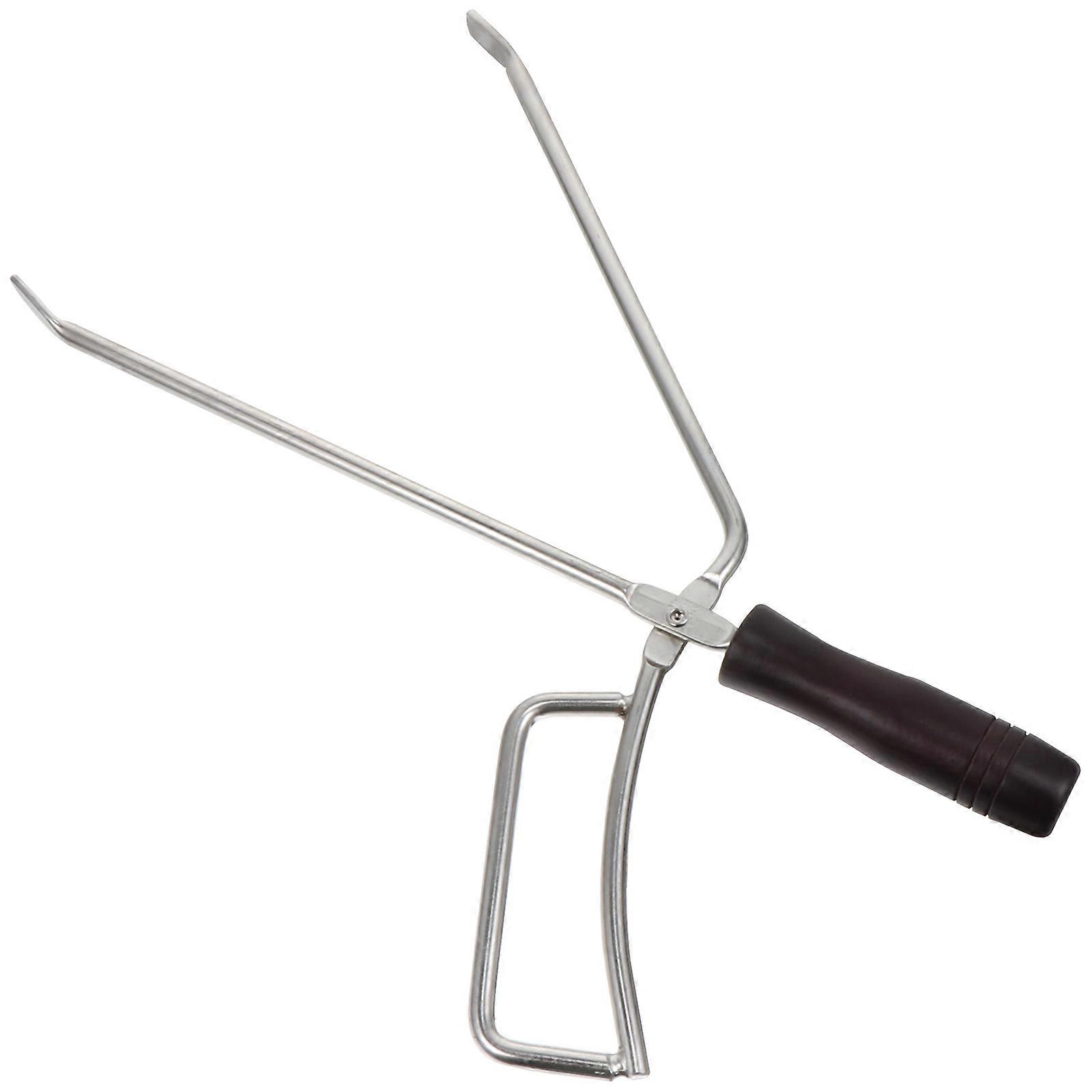 Stainless Steel BBQ Tongs with Ergonomic Handle for Home Use 1PC