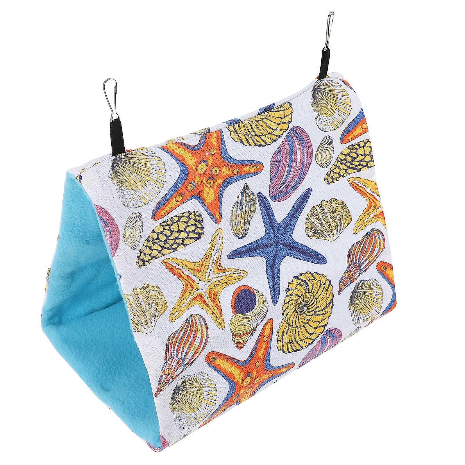Triangular Shape Pet Hammock Ideal For Home Use Or Pet Shop For Hamsters And Birds 1Set