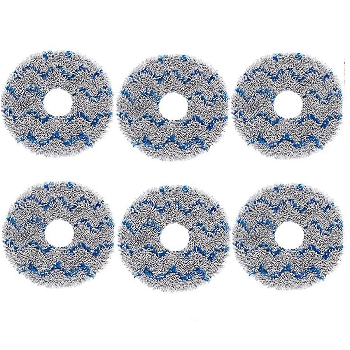 Suitable for Ecobos X5 Pro Mop Cloth Rag Dust Bag Mop Consumables Sweeping Robot Accessories 6PCS