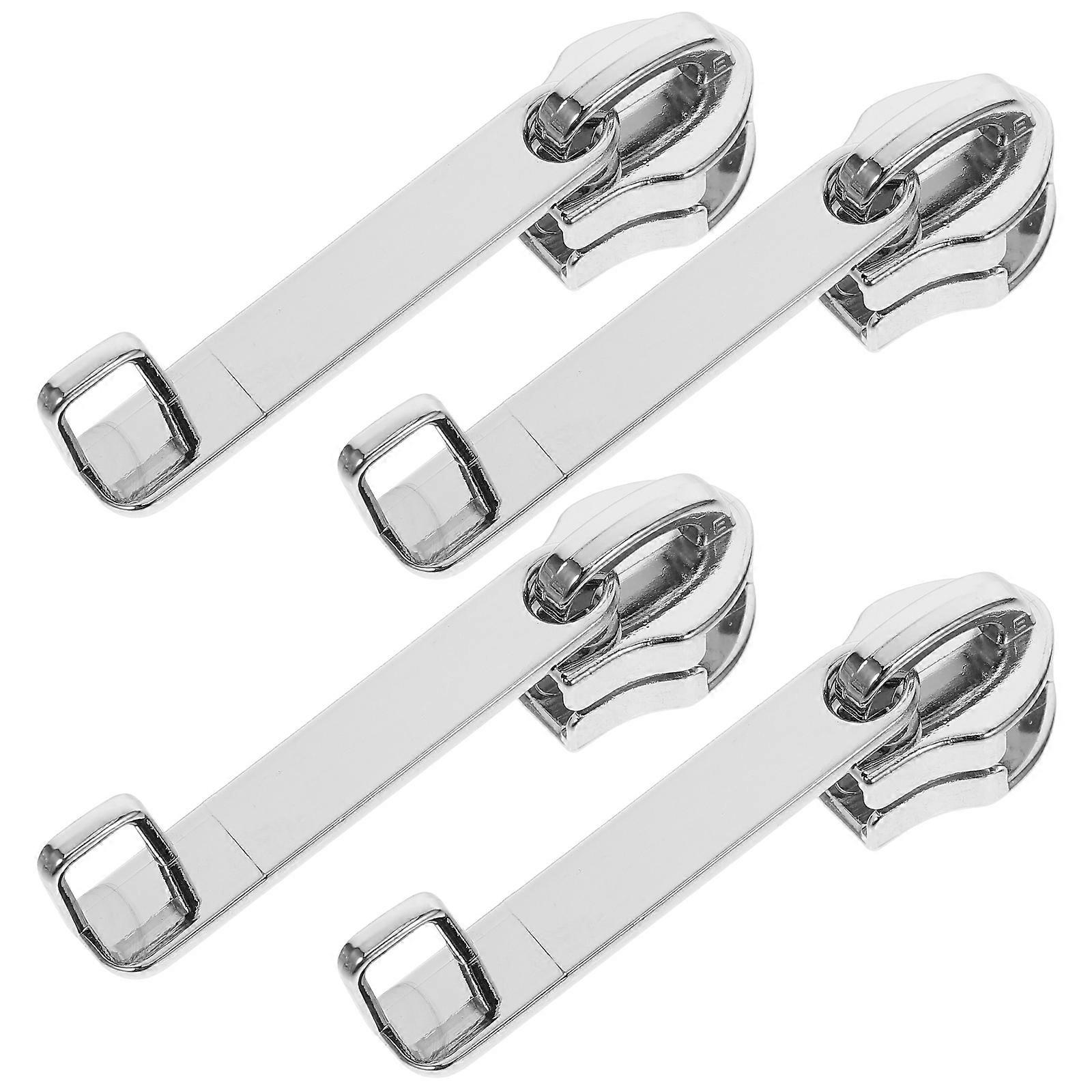 4pcs Explosion Proof Zipper Pulls for Luggage Repair – Durable Sliders with Lock Hole for Suitcases – Smooth Operation