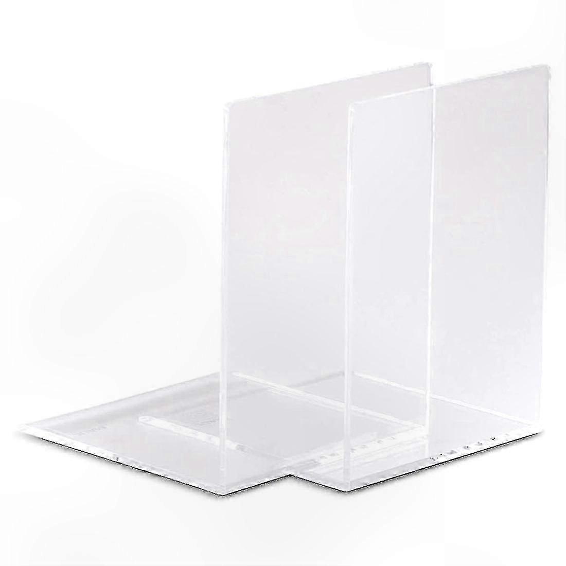 2pcs transparente Acryl Enden L- Regal