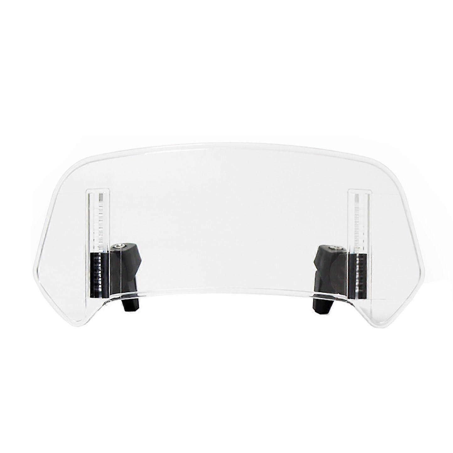 Motorcycle Wind Deflector For Honda Forza 750 NSS750 Clip On Windscreen Extension Adjustable Height Transparent Size L