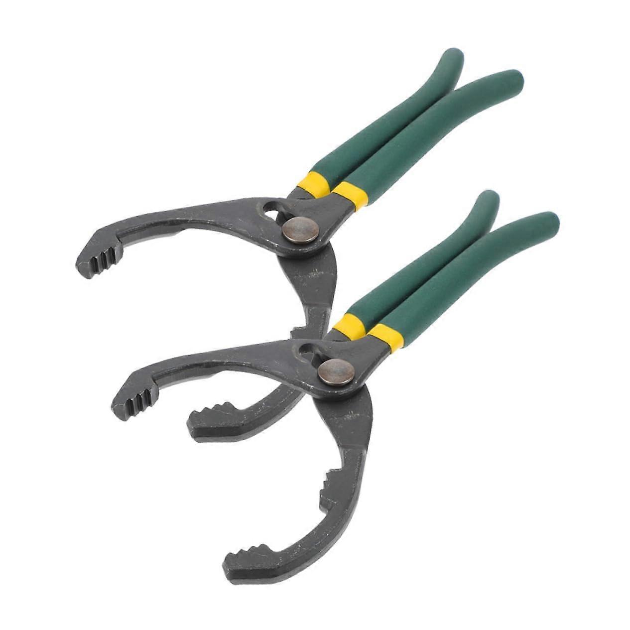 Motorcycle Oil Filter Wrench Set - 2 Steel Oil Filter Removal Tools in Assorted Colours for Easy Removal