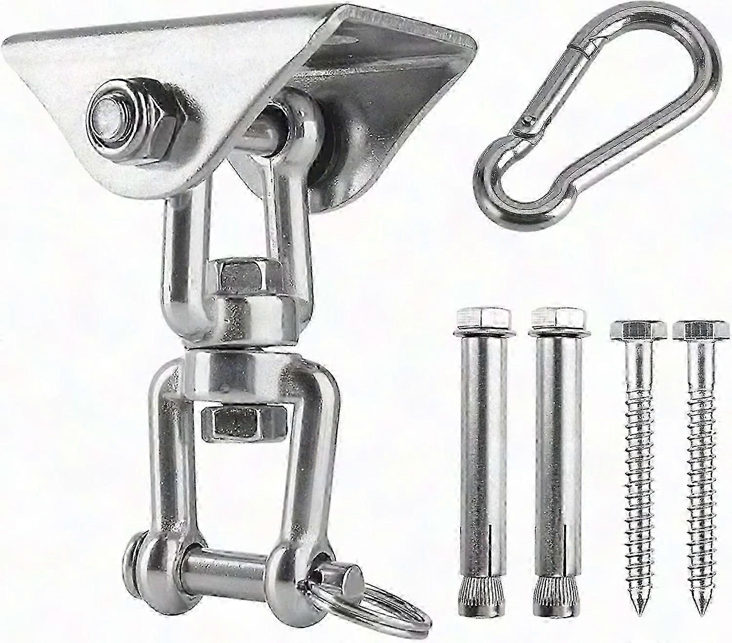 Rotating Ceiling Hook for Swing Hanging Chair with Screw Attachment