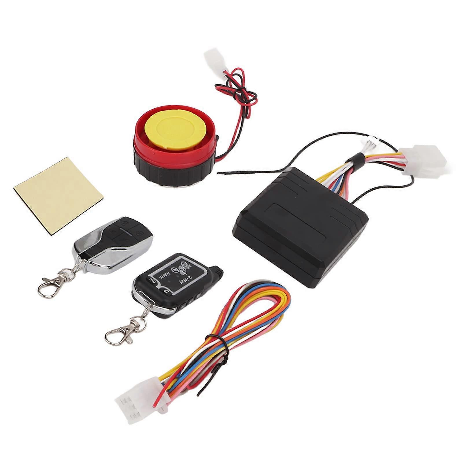 Motorcycle 2 Way Alarm System BiDirectional, Multiple Functions, AntiTheft, Mute, Performance
