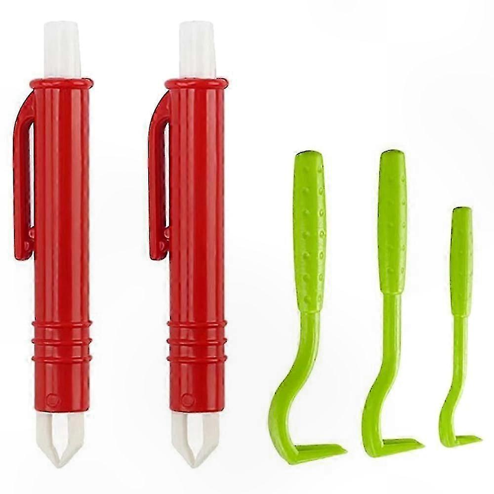 Tick Removal Tools for Pets and Kids, 5-Piece Set, Safe and Easy to Use