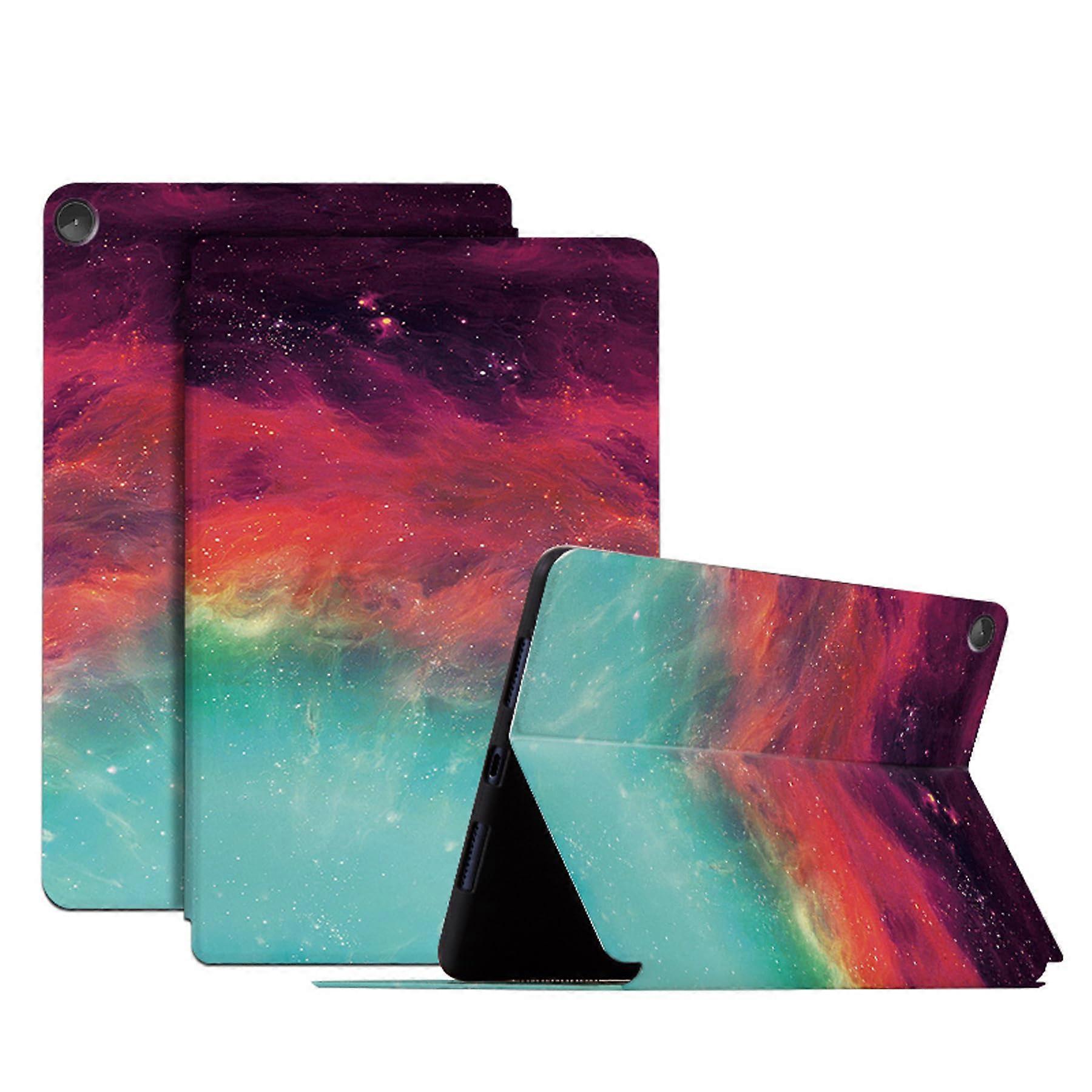 DayQiQiPu Case For Honor Pad 6 And Pad X6 - PU Leather, Starry Flow Pattern, Ultrathin Flip Stand, Auto Sleep/Wake