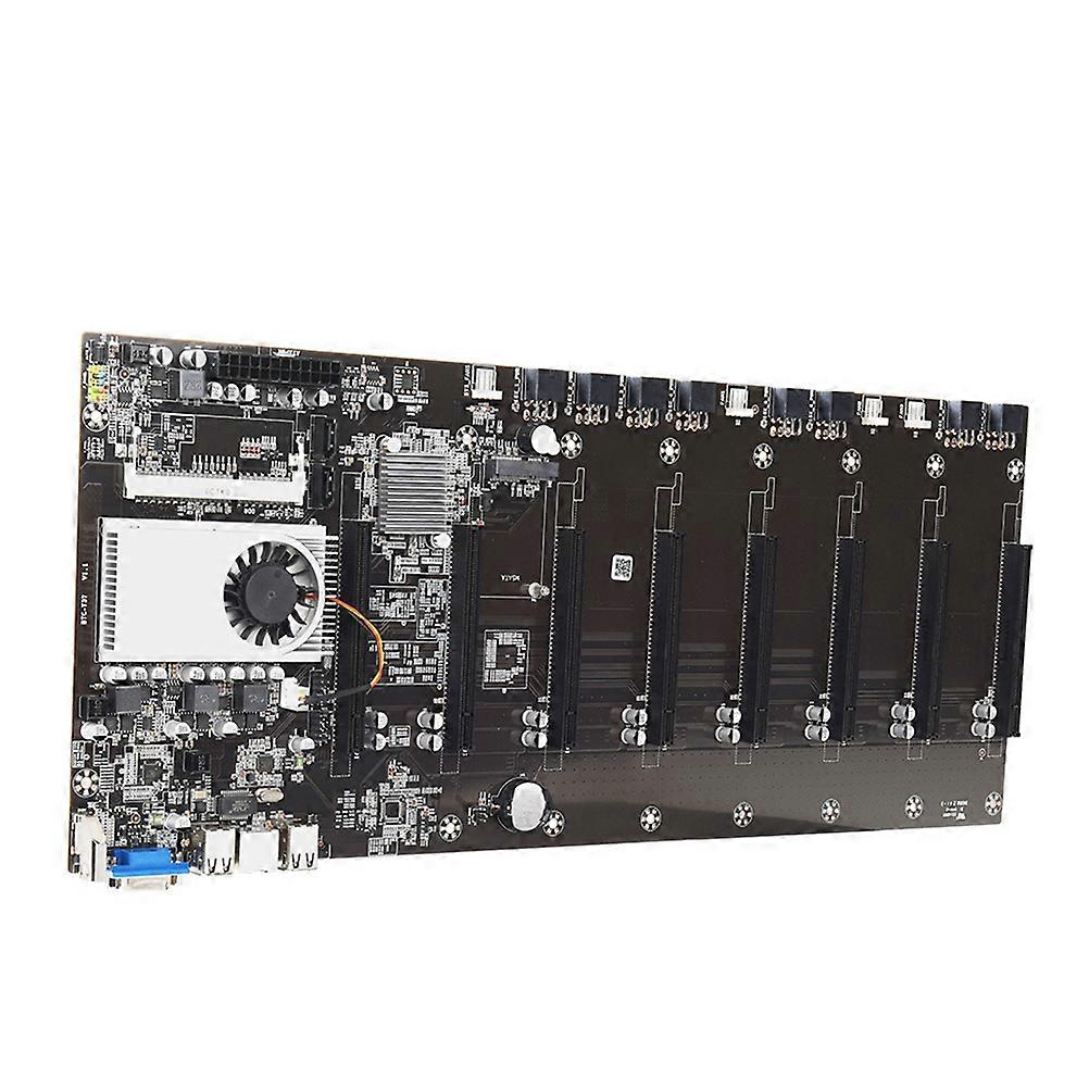 High- Machine Motherboard Cards Slot Support Data Processing Pcb Black for 1Pack