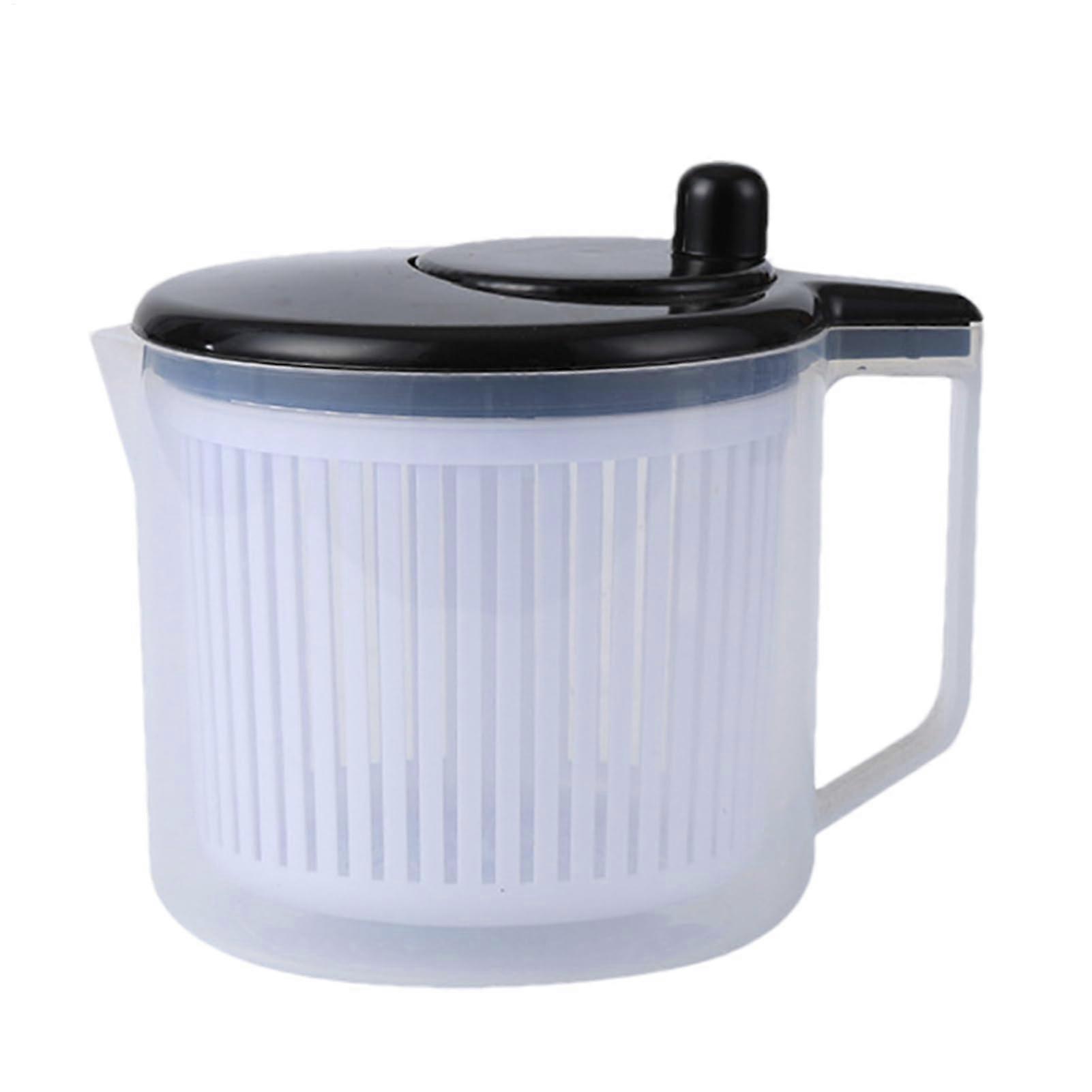 Salad Spinner - BPA-Free Vegetable and Fruit Washer Dryer with Handle, 5-Quart Capacity, Easy to Use Kitchen Gadget