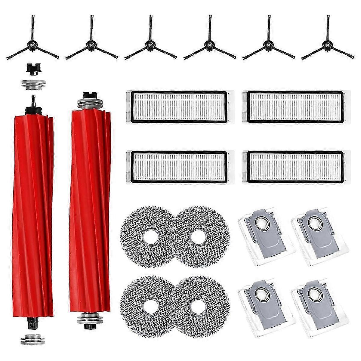 Suitable for Roborock Q Revo: Replacement Accessory Set with Main Brushes & Wiper