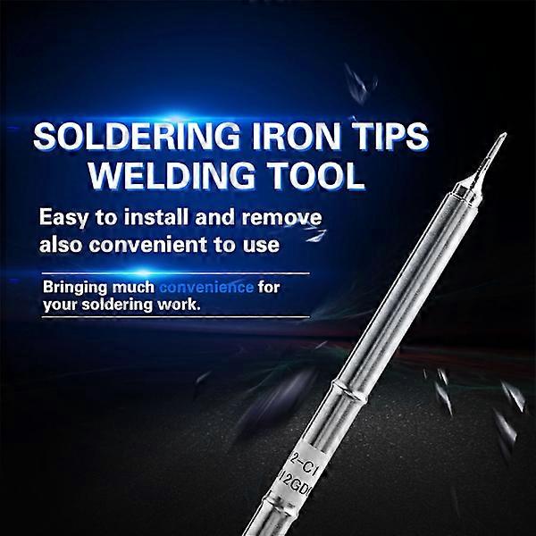 T12-Series Soldering Iron Tips Welding Tool Replacement for FX-951 Rework Station (T12-C1)