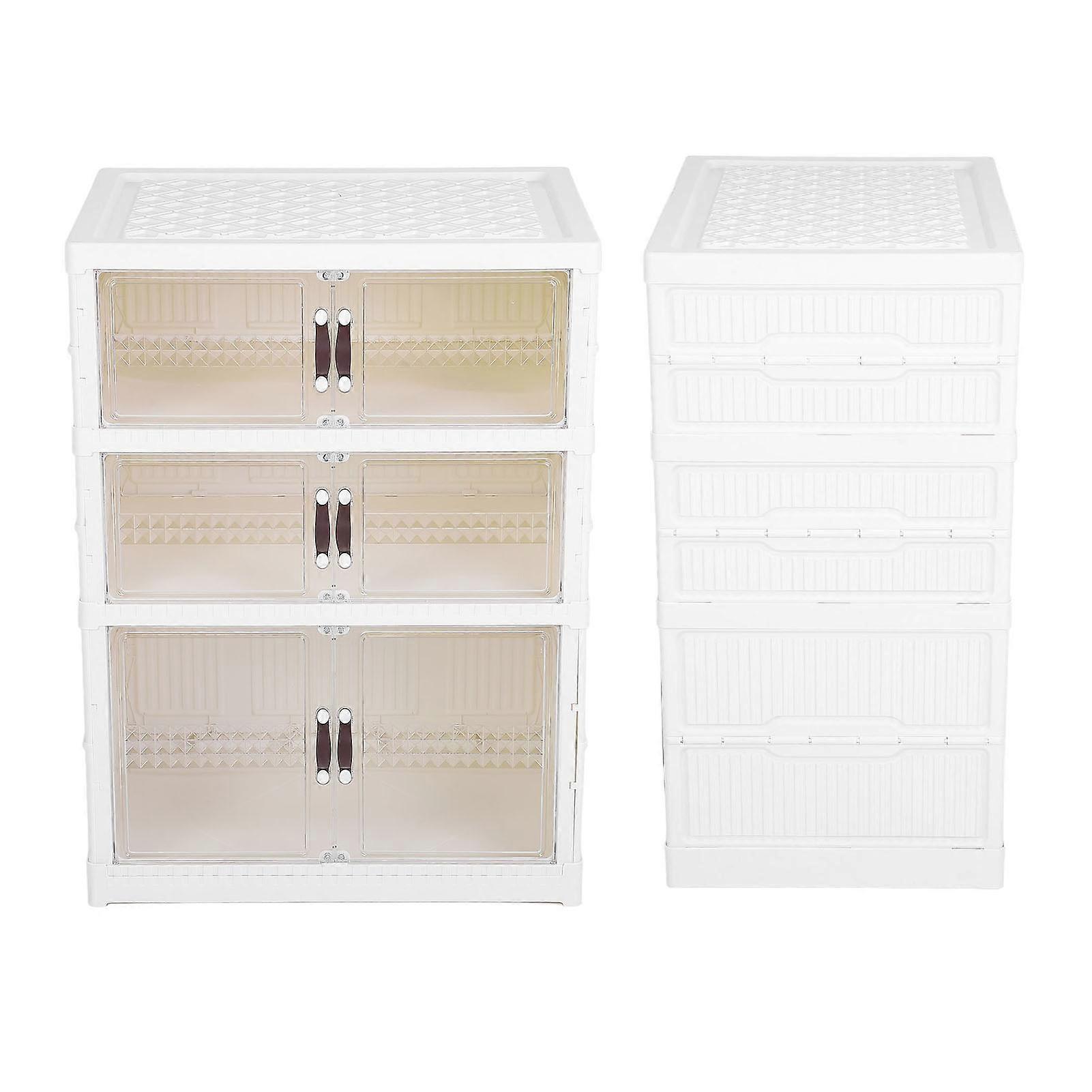 Foldable Transparent Shoe Storage Bin, Thickened Dust-Proof Organizer