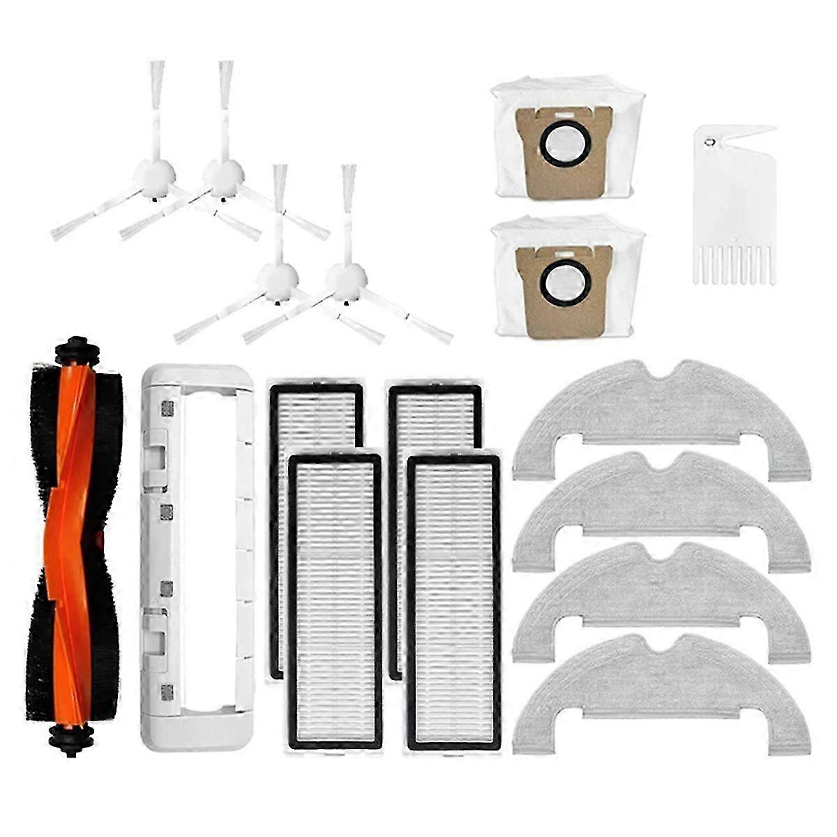 For Robot Vacuum X10 Main Side Brush Filter Mop Cloth Dust Bag