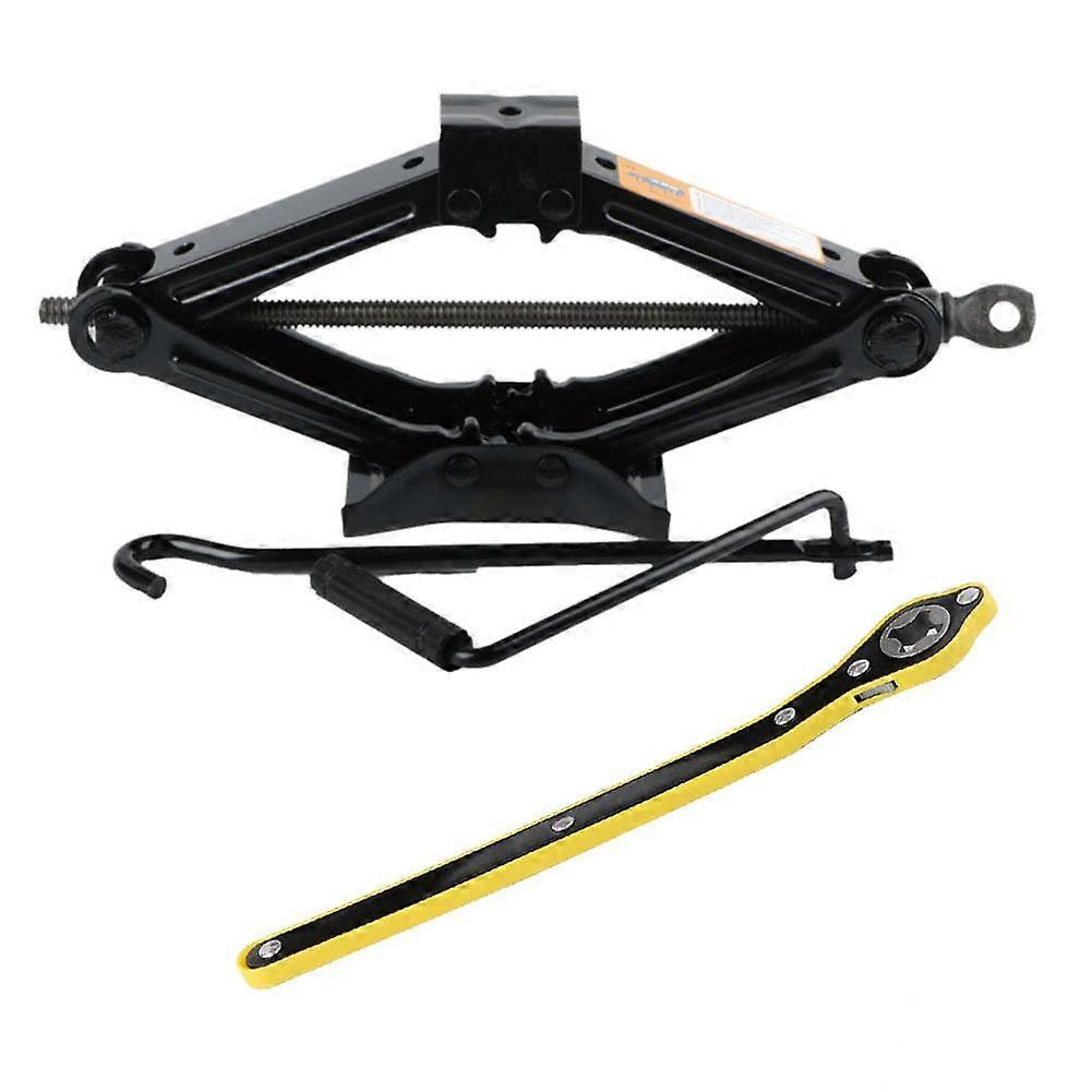 Car Jack 1.5T/2.5T Sturdy Steel Plate Quick & Easy Use Labor-Saving Handle