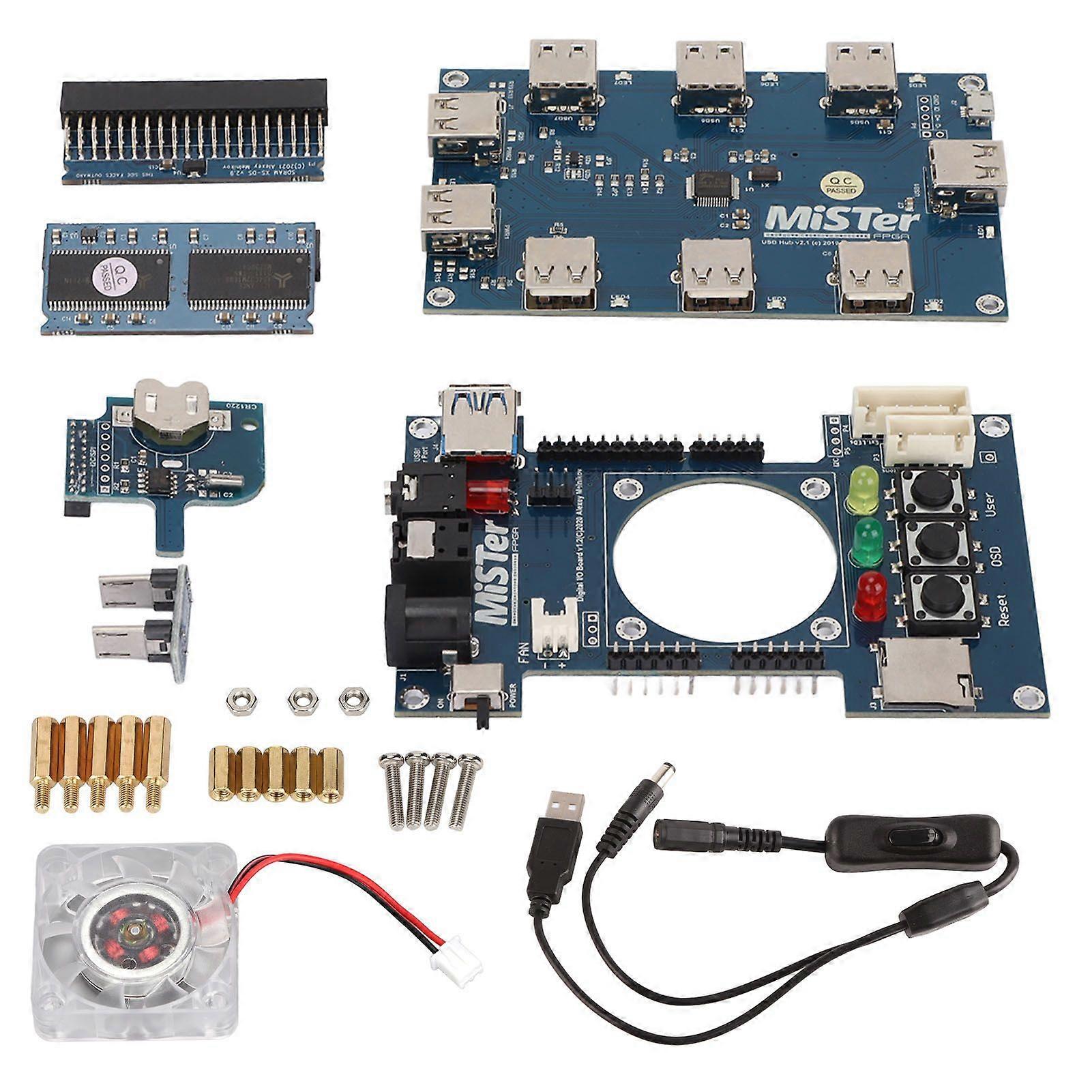Digital IO Board Kit for DE10 FPGA For MisterFPGA Core Control Dual SDRAM V2.9 for Multi Platform Gaming Console