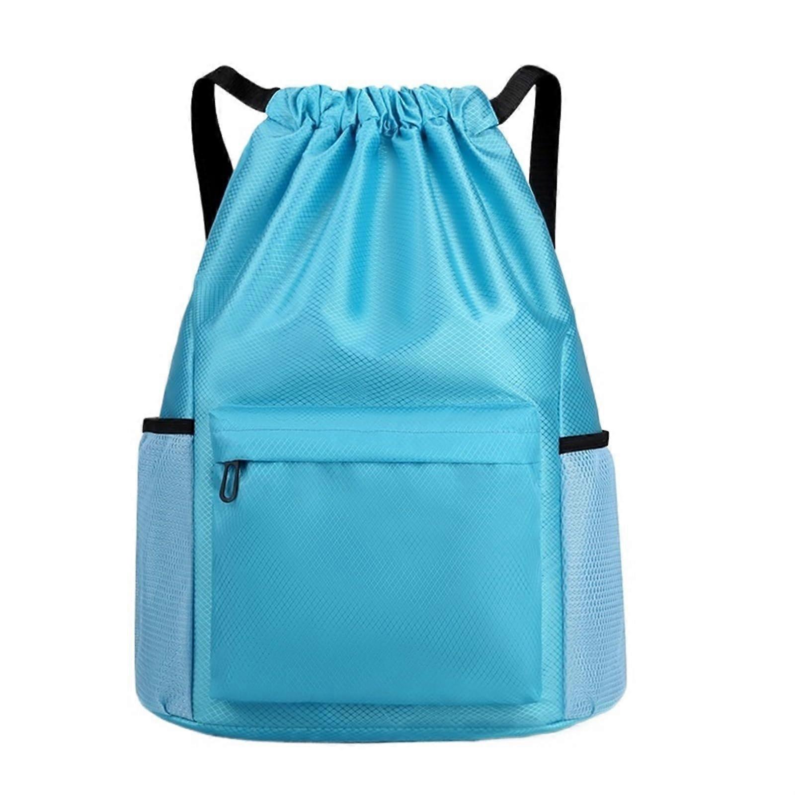 Sports Equipment Bag Drawstring Multi Functional For Basketball Football Fitness Travel Color G Size L