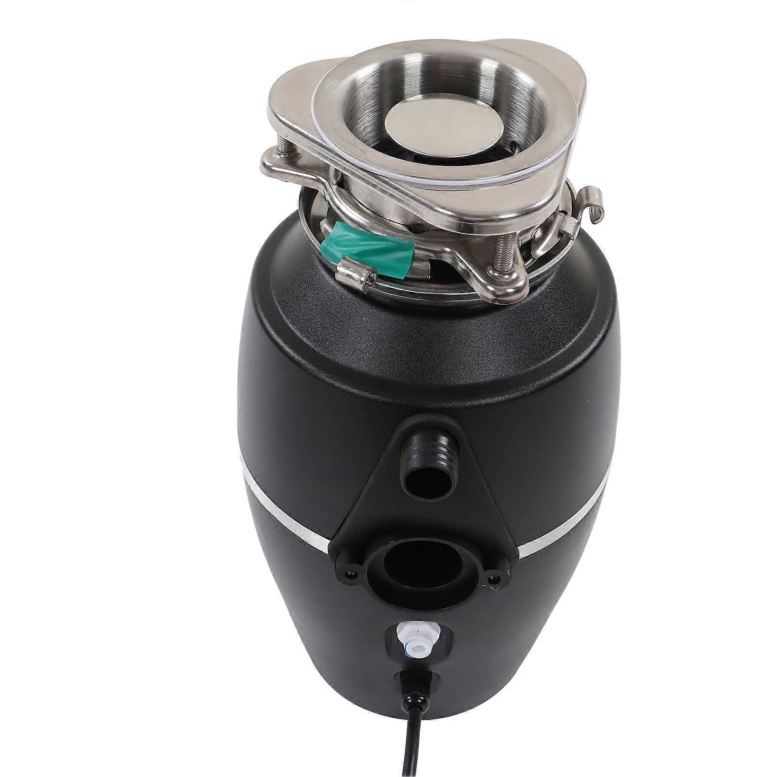 1HP Schwarzer Küchenabfallentsorger 1300mL Leiser Müllbrecher