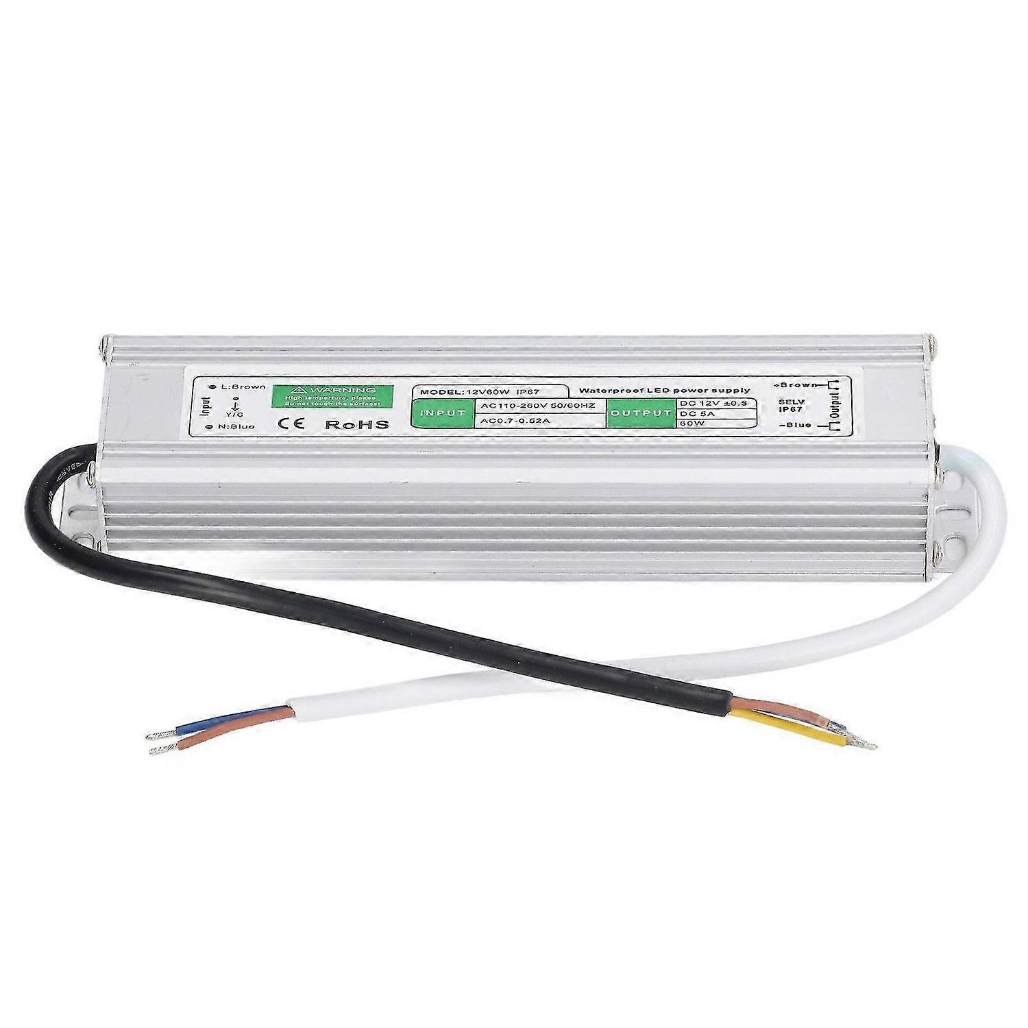 2025 Latest Model IP67 Waterproof LED Driver Low Voltage Transformer Power