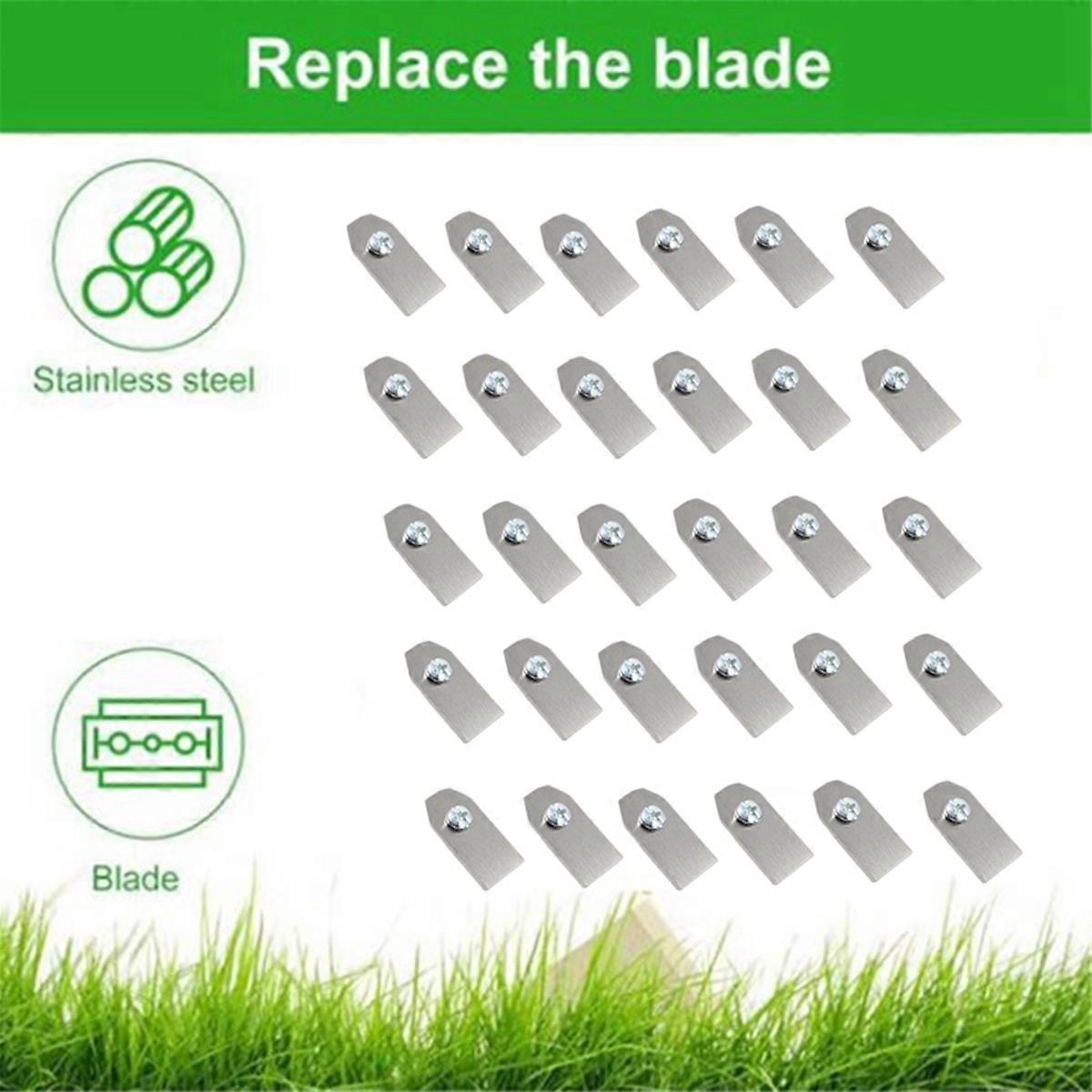 30 Pcs Lawn Mower Cutting Blades 0.7 mm for A