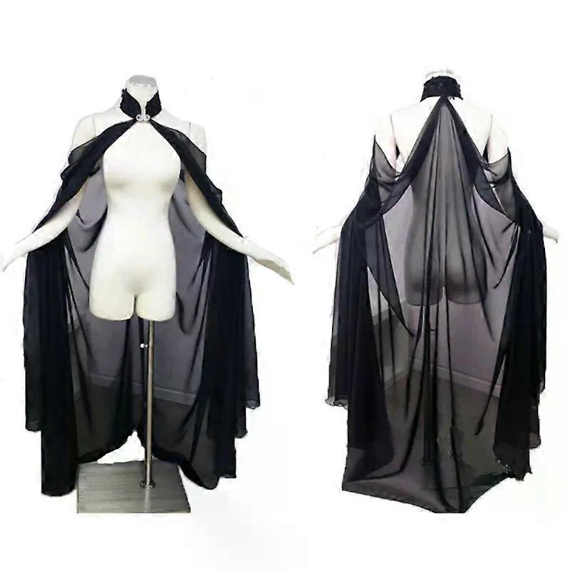 Cool unisexe manteau à capuche manteau Wicca Robe Cape châle Halloween fête sorcière sorcier cosplay costumes femmes