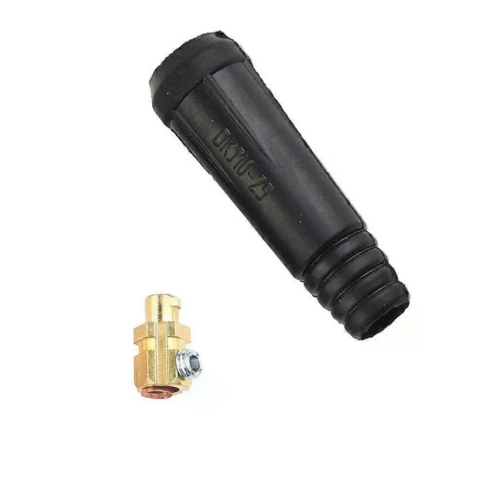 Practical TIG Welding Cable Panel ConnectorPlug DKJ1025 200Amp Euro Style Quick Fitting Package 2*Welding Cable Board Connectors
