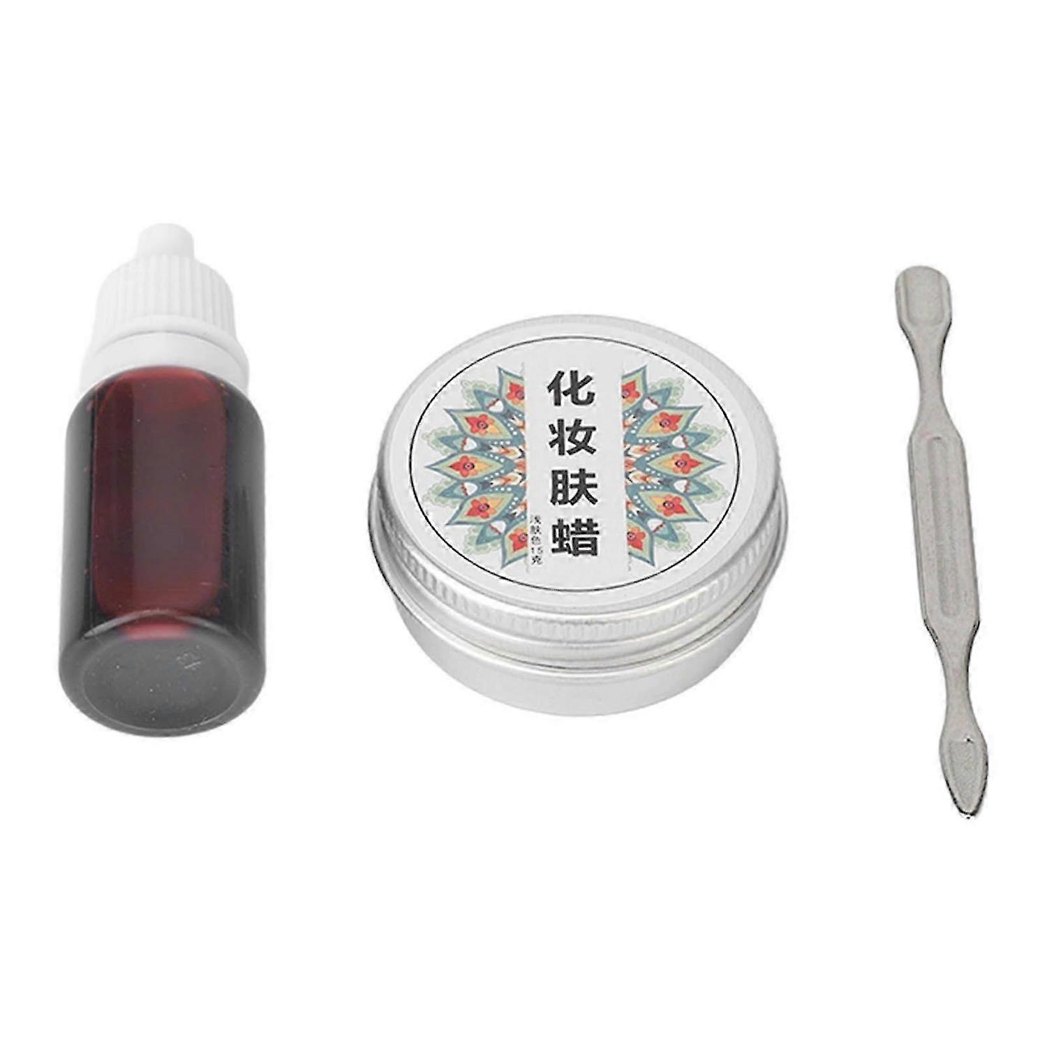 2025 Latest Model 0.53oz Scar Wax 10ml Fake Blood Artificial Wound Modeling Bl...