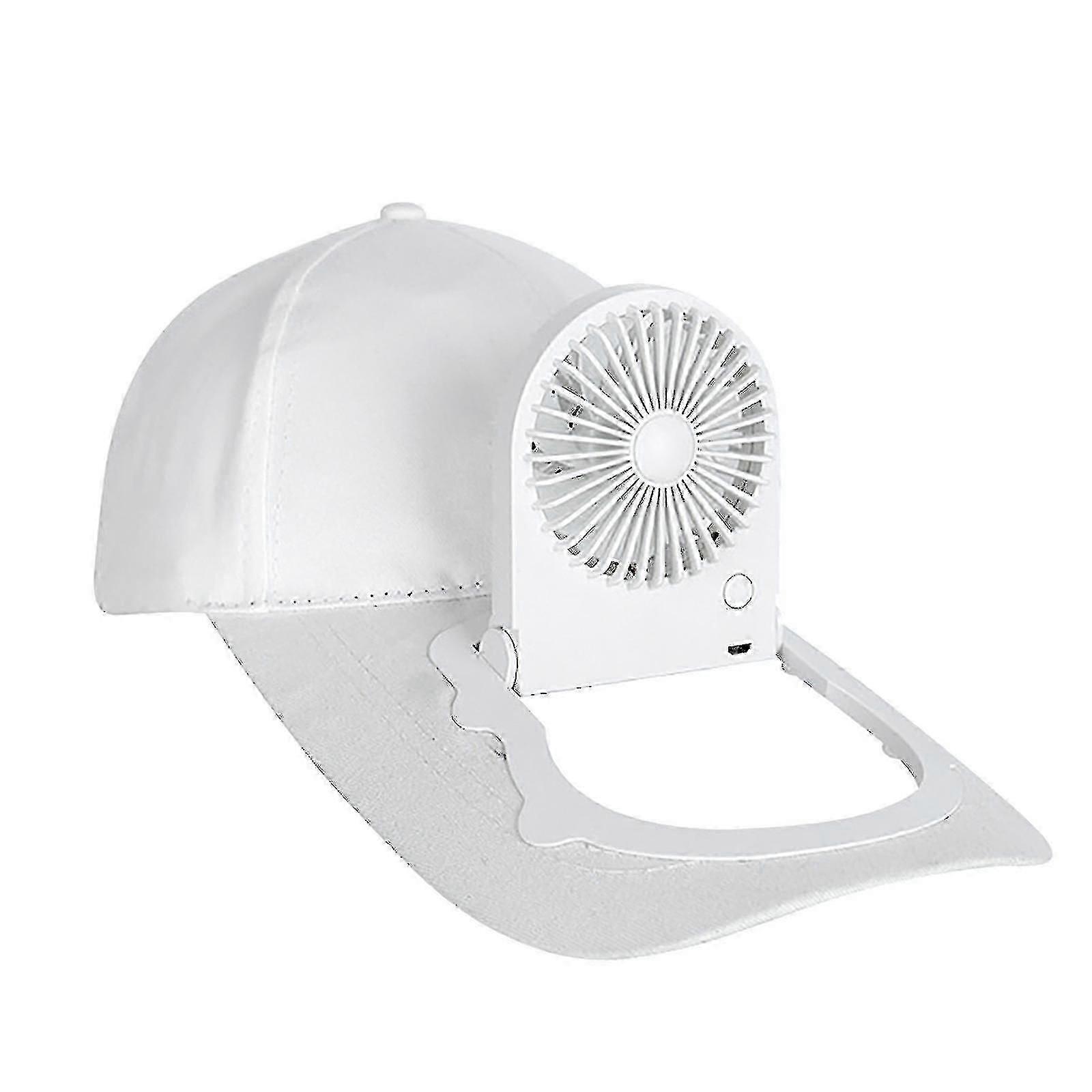 Cap With Fan Usb Rechargeable Adjustable Speed Fan Sunshade Cap