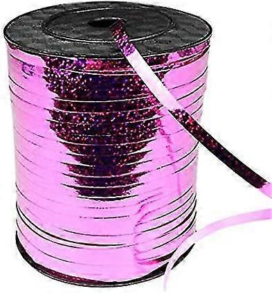 100yards Silver Crimped Curling Ribbon Shiny Metallic Balloon String